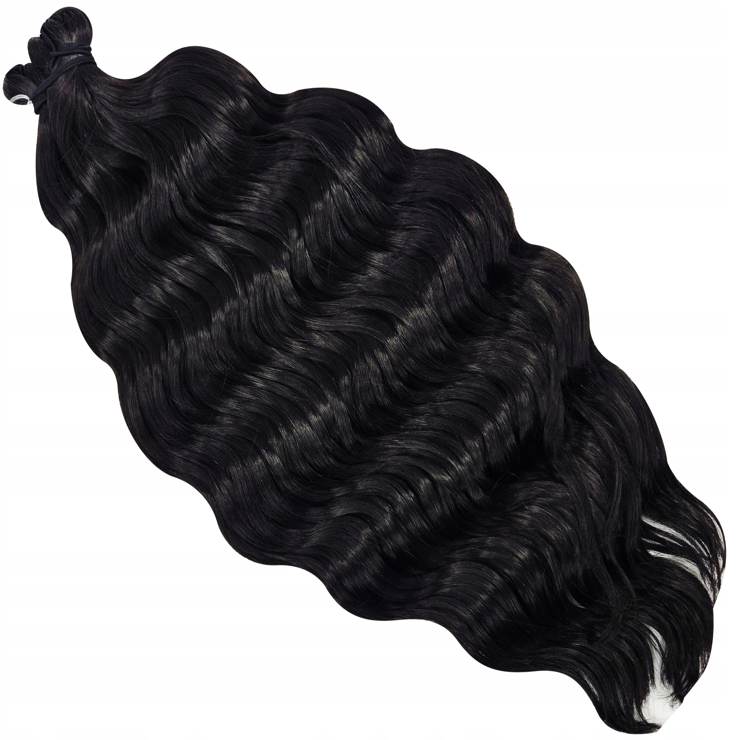 Syntetické vlasy Afroloki Na Česání Anna Pro Černé Dlouhé 55 cm 300 g #1B