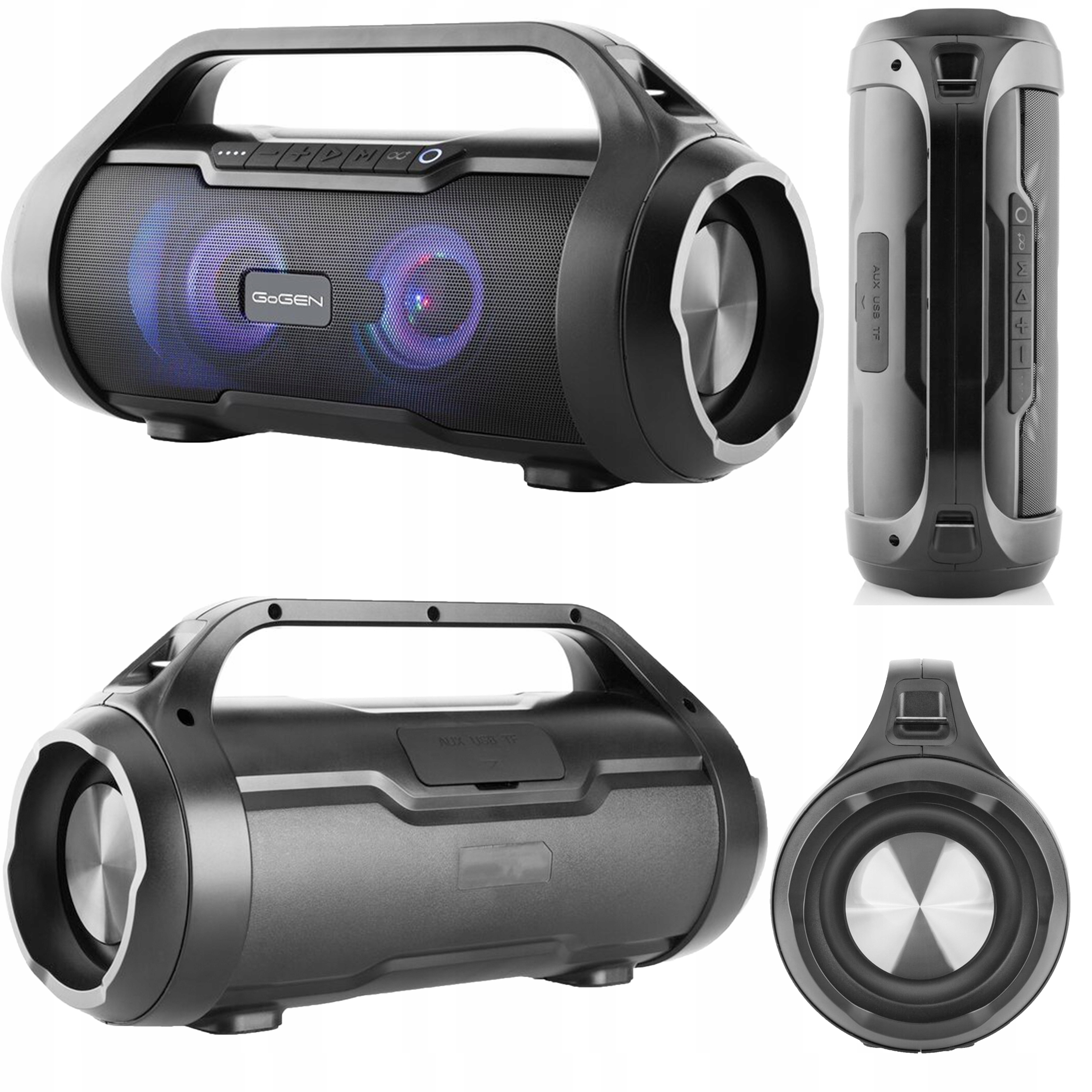 

Przenośny Głośnik Bluetooth 40W Radio Fm Aux