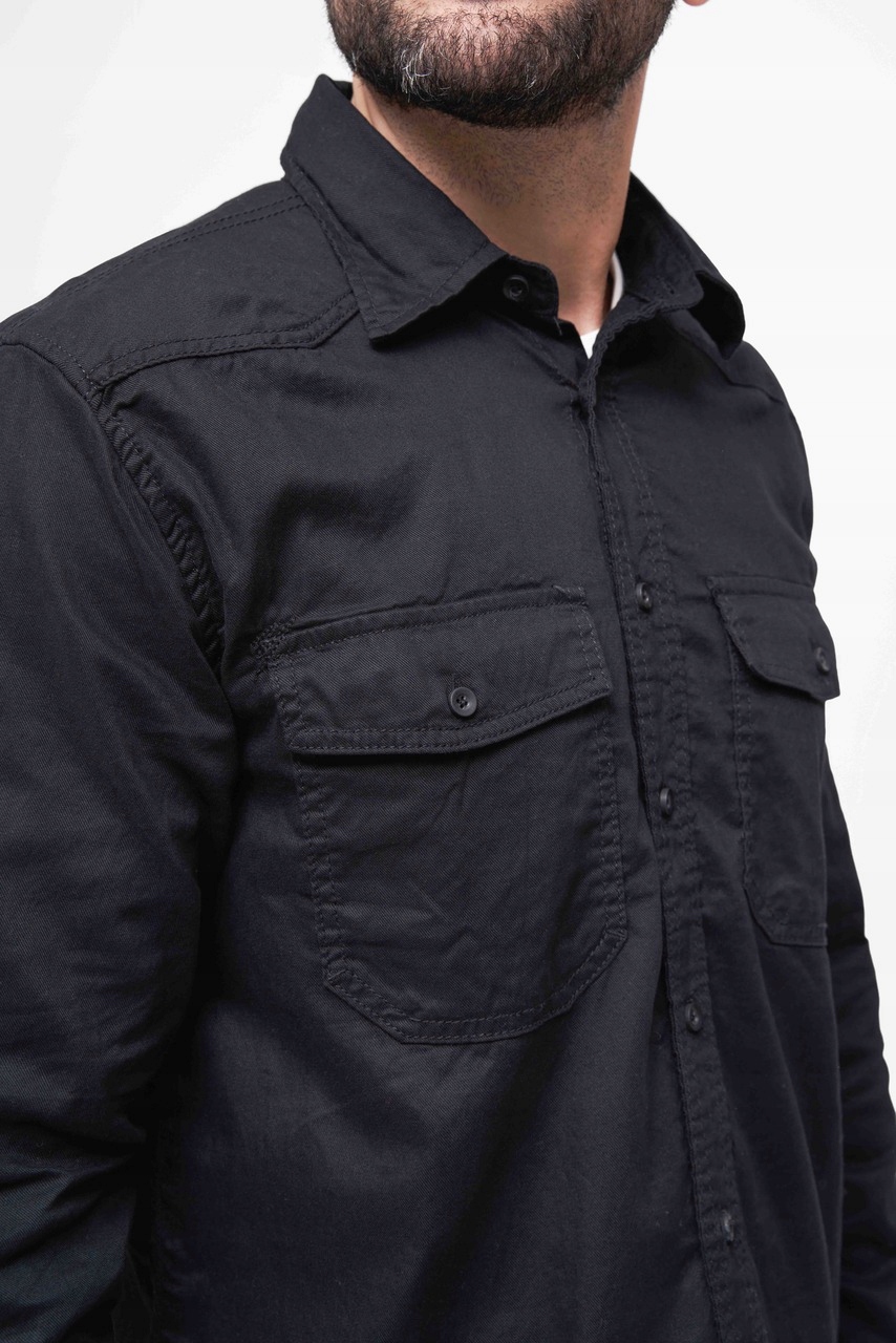 Koszula Brandit Flanellshirt black L Model Flanellshirt