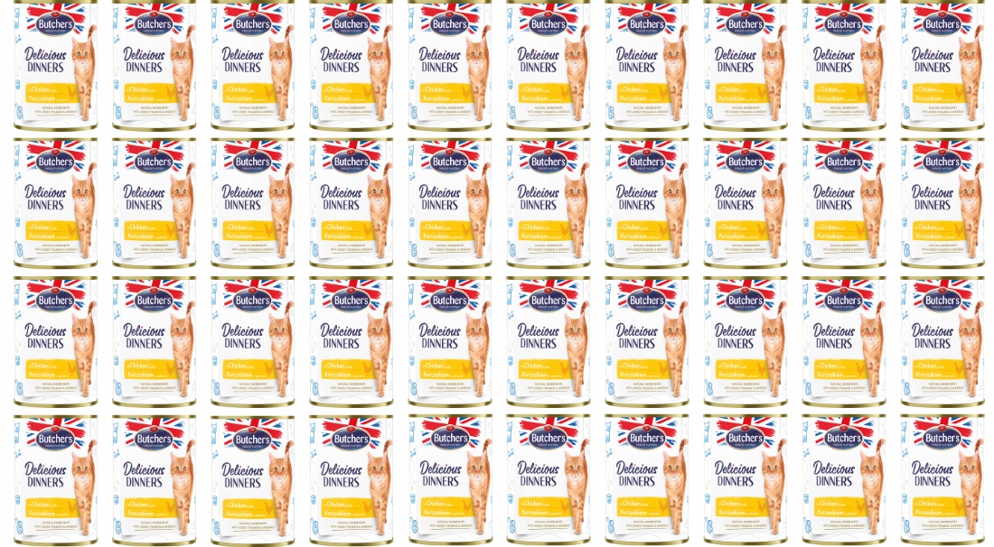 Butcher's mokra karma dla kota Delicious Dinners 40x400g z kurczakiem