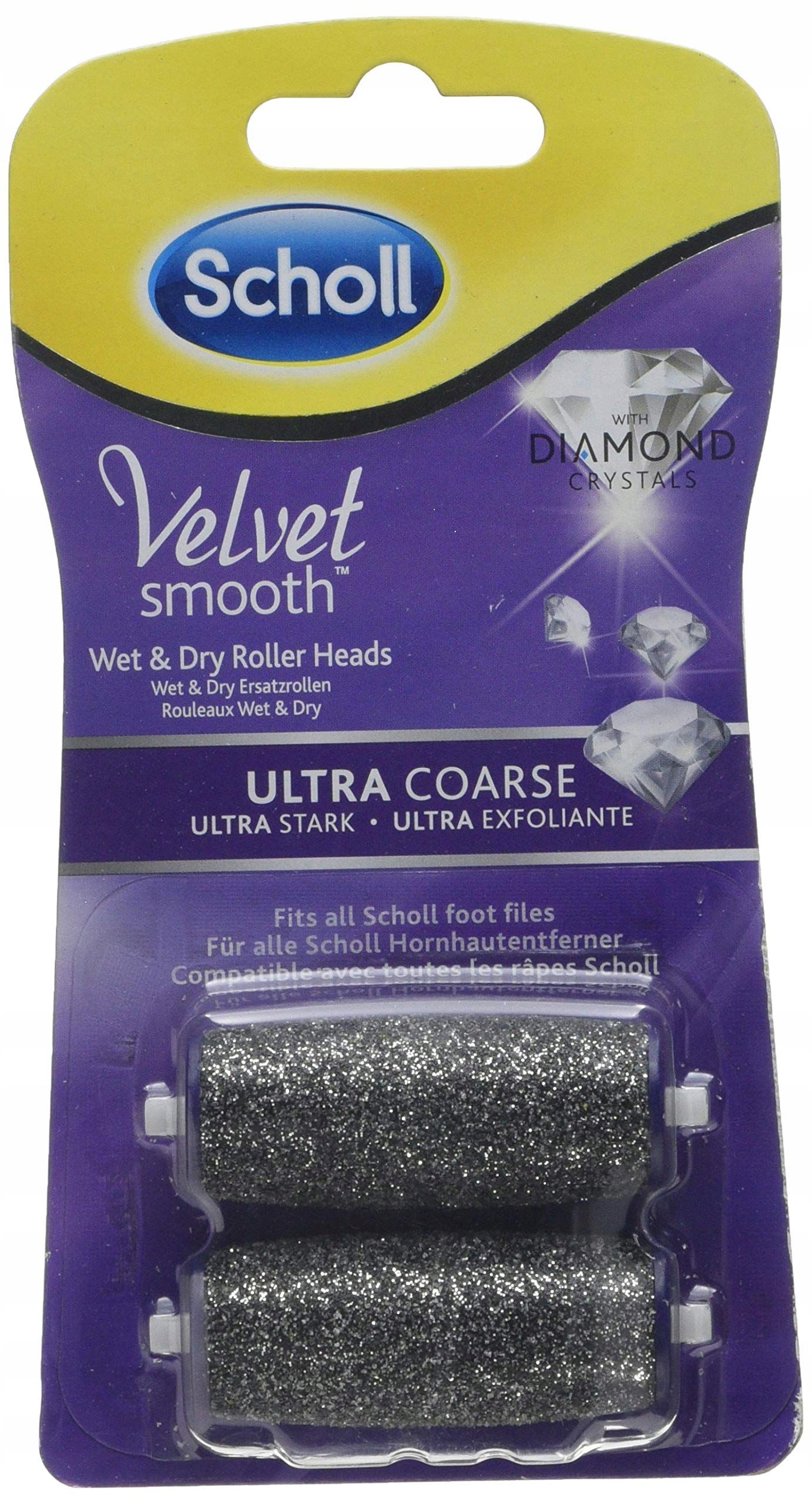 Scholl Velvet Smooth Náhradní Rolky Extra Hrubé Náplň Do Elektrického Pilníku