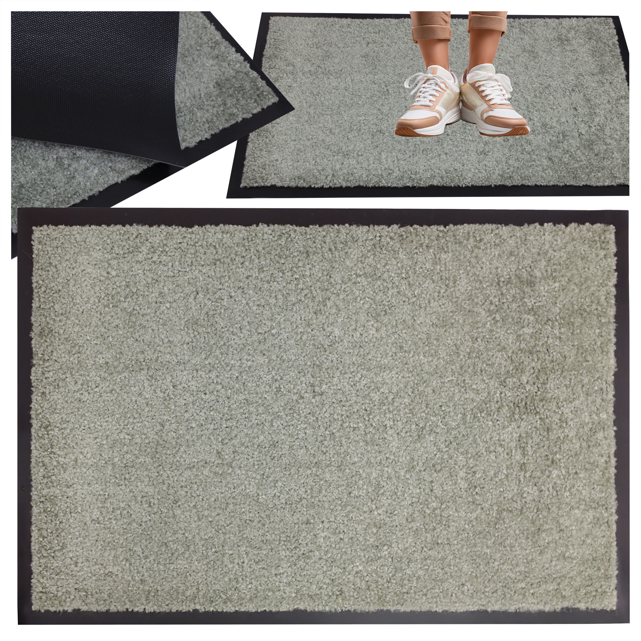 Rohožka Pod Vchodové Dveře Protiskluzová S Okrajem 90 X 150 CM