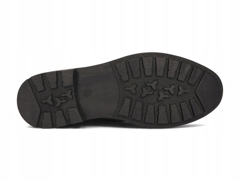 TRZEWIKI MĘSKIE BUTY OCIEPLANE SKÓRA 871 CZARNY 42 Kolor podeszwy czarny