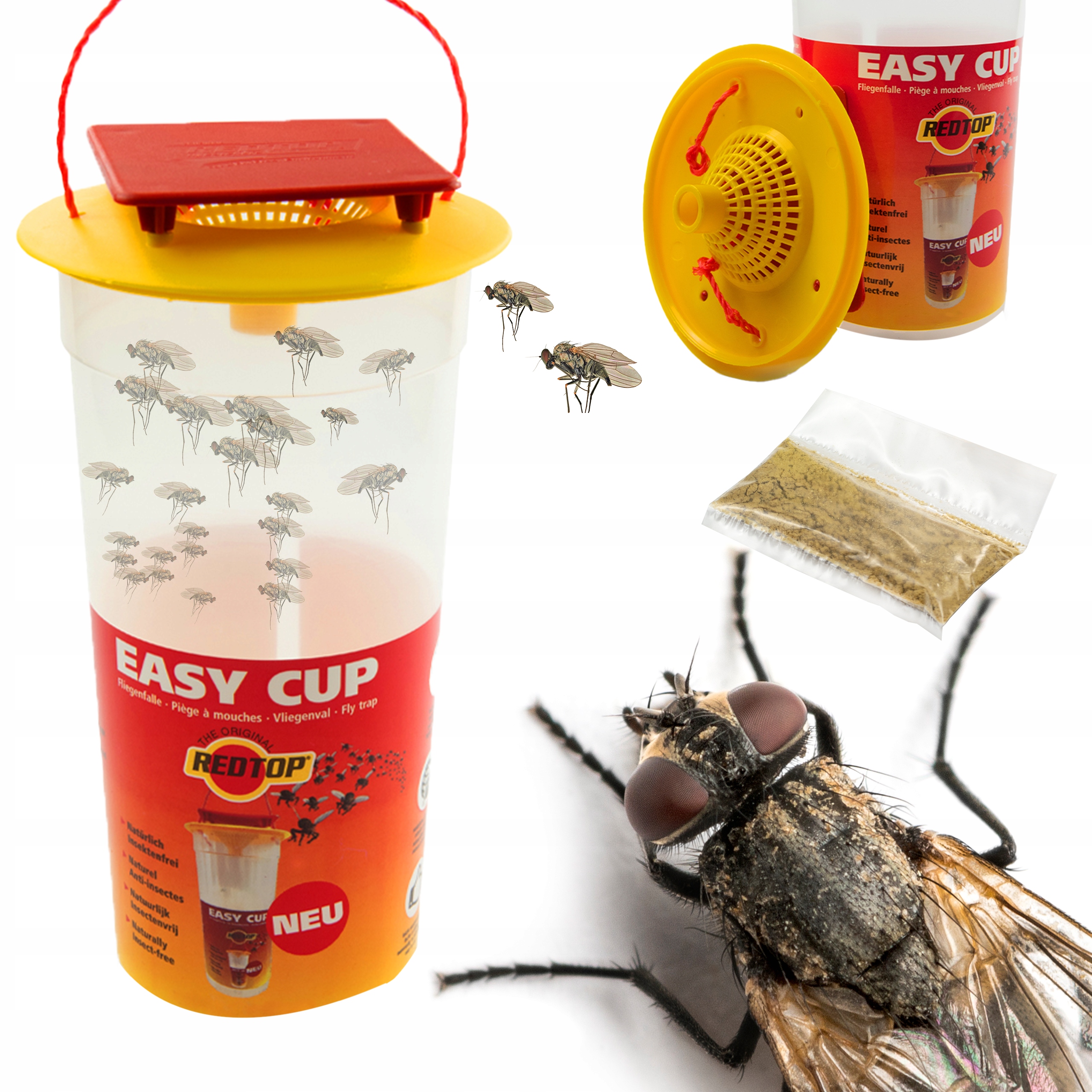 

Redtop Easy Cup pułapka na muchy Nowość!