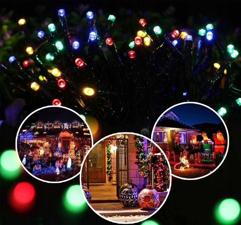 LAMPKI CHOINKOWE 300 LED MULTIKOLOR ŚWIĄTECZNE Marka Sternhoff