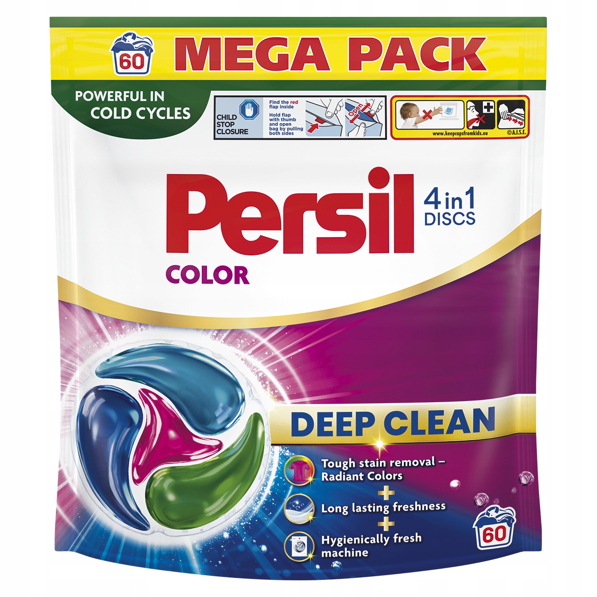 Persil Discs Color Kapsułki do Prania 4w1 60 szt.