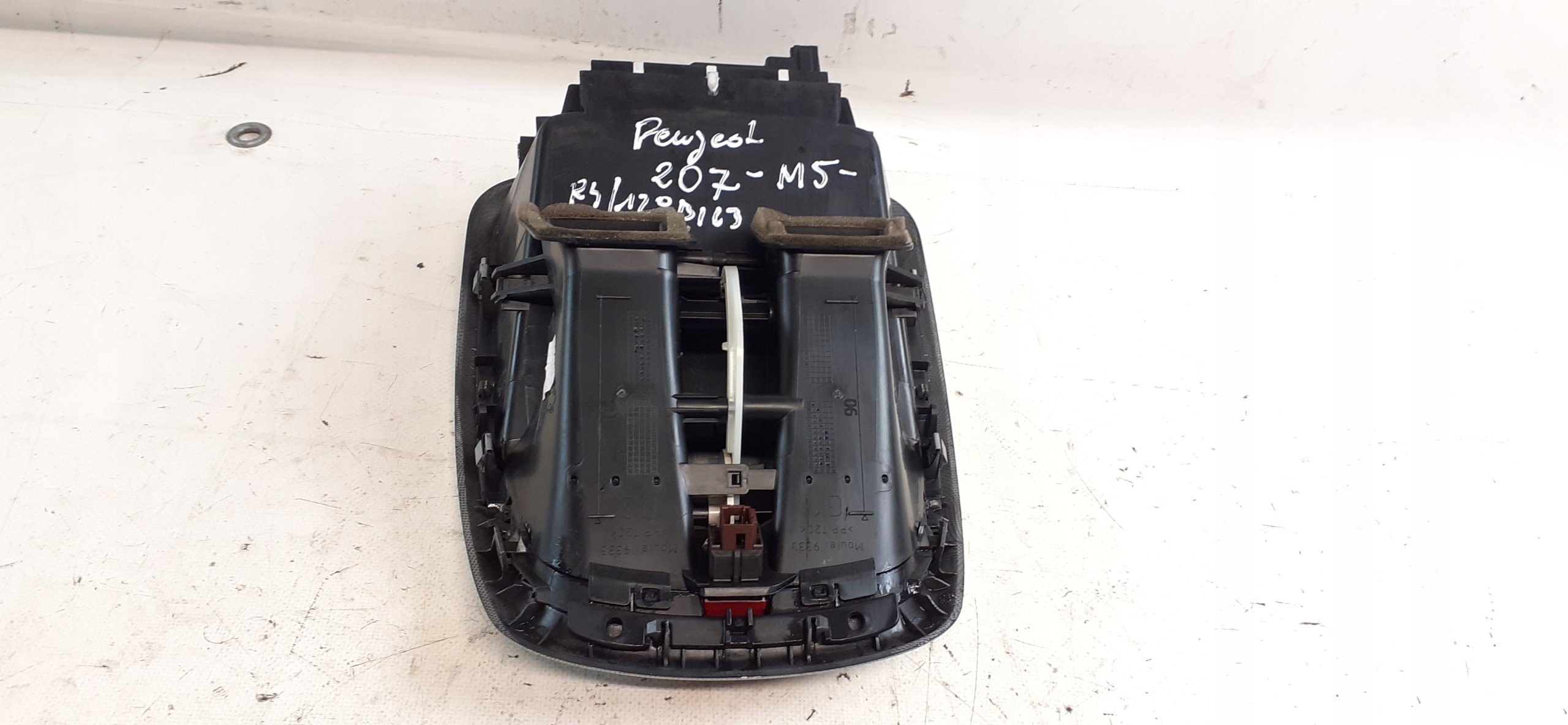 PANEL Lüftungsgitter des lüfters PEUGEOT 207 Warnblickschalter