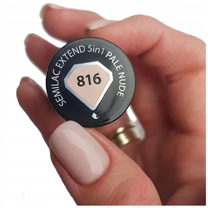 

Semilac Baza Extend 816 Pale Nude 5w1 Top Kolor