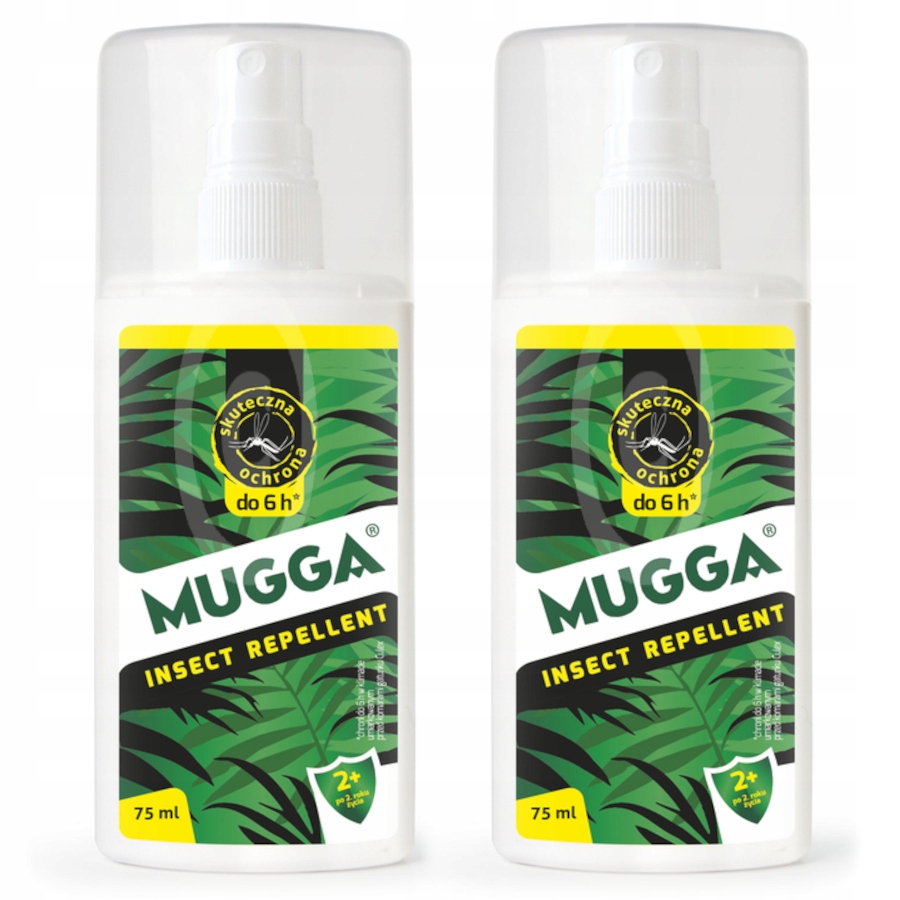 

2X Spray Na Komary Kleszcze Mugga 9,5% Deet Dzieci