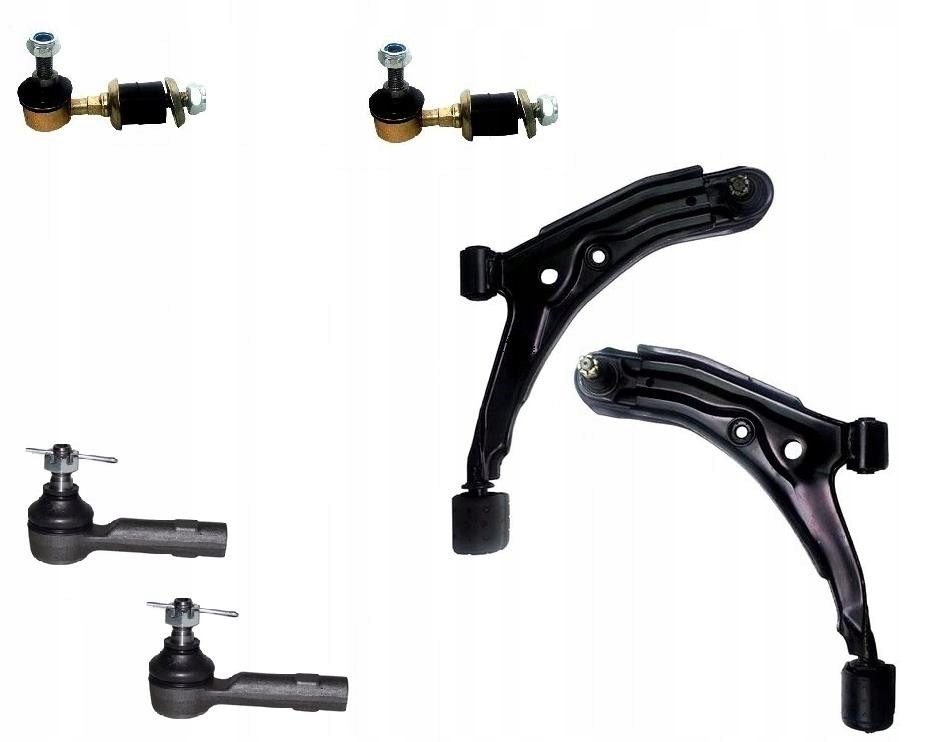 Ramena Spojky Koncovek Nissan Almera N15 2.0 2.0D Přední Sada 6 Ks