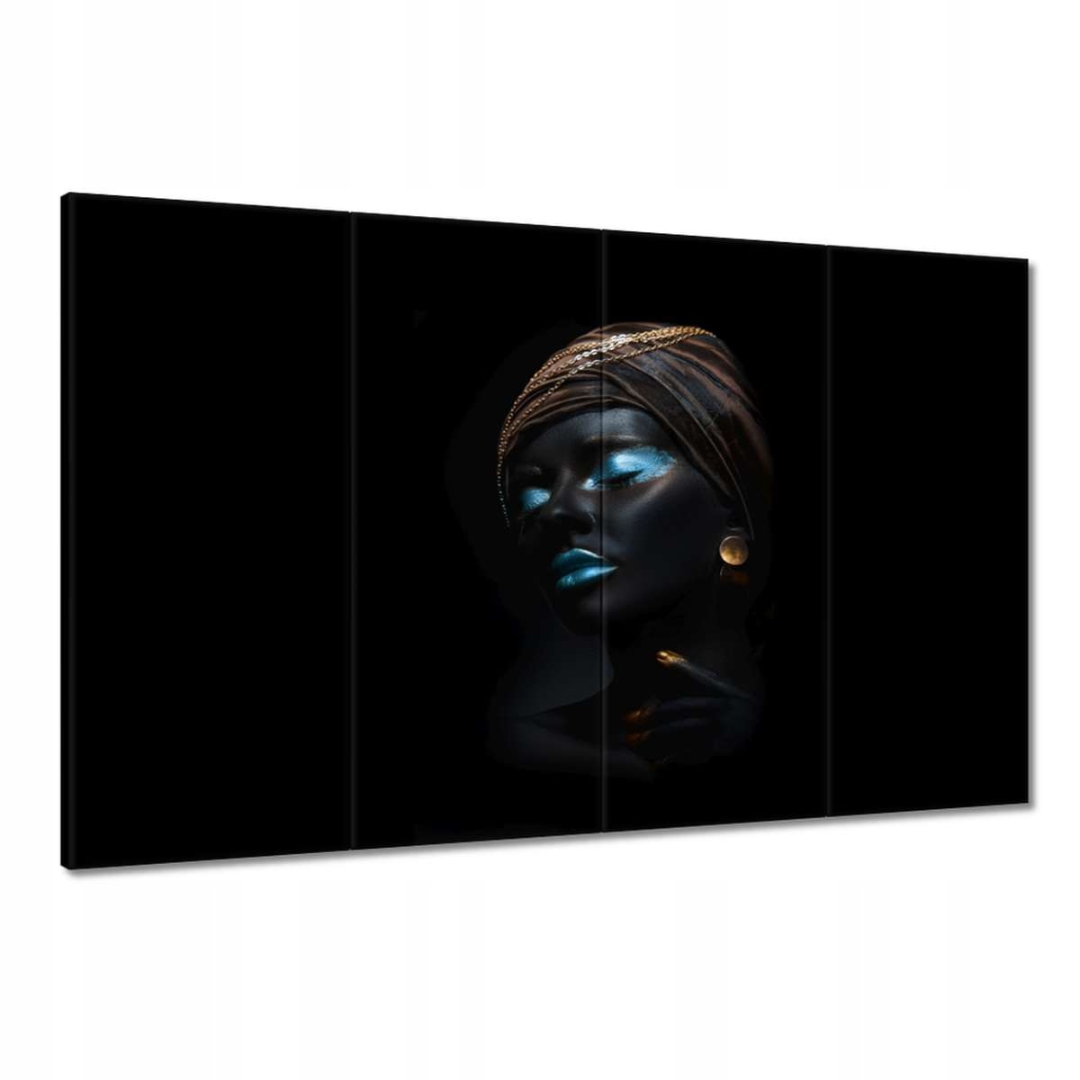 Obrazy 120x80 Tyrkysový make-up Make-Up