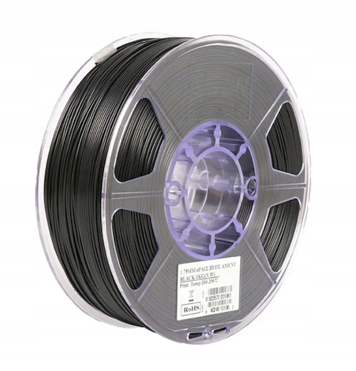 Filament pre 3D tlačiareň Esun EPA12 čierny, 1,75 mm 1 kg