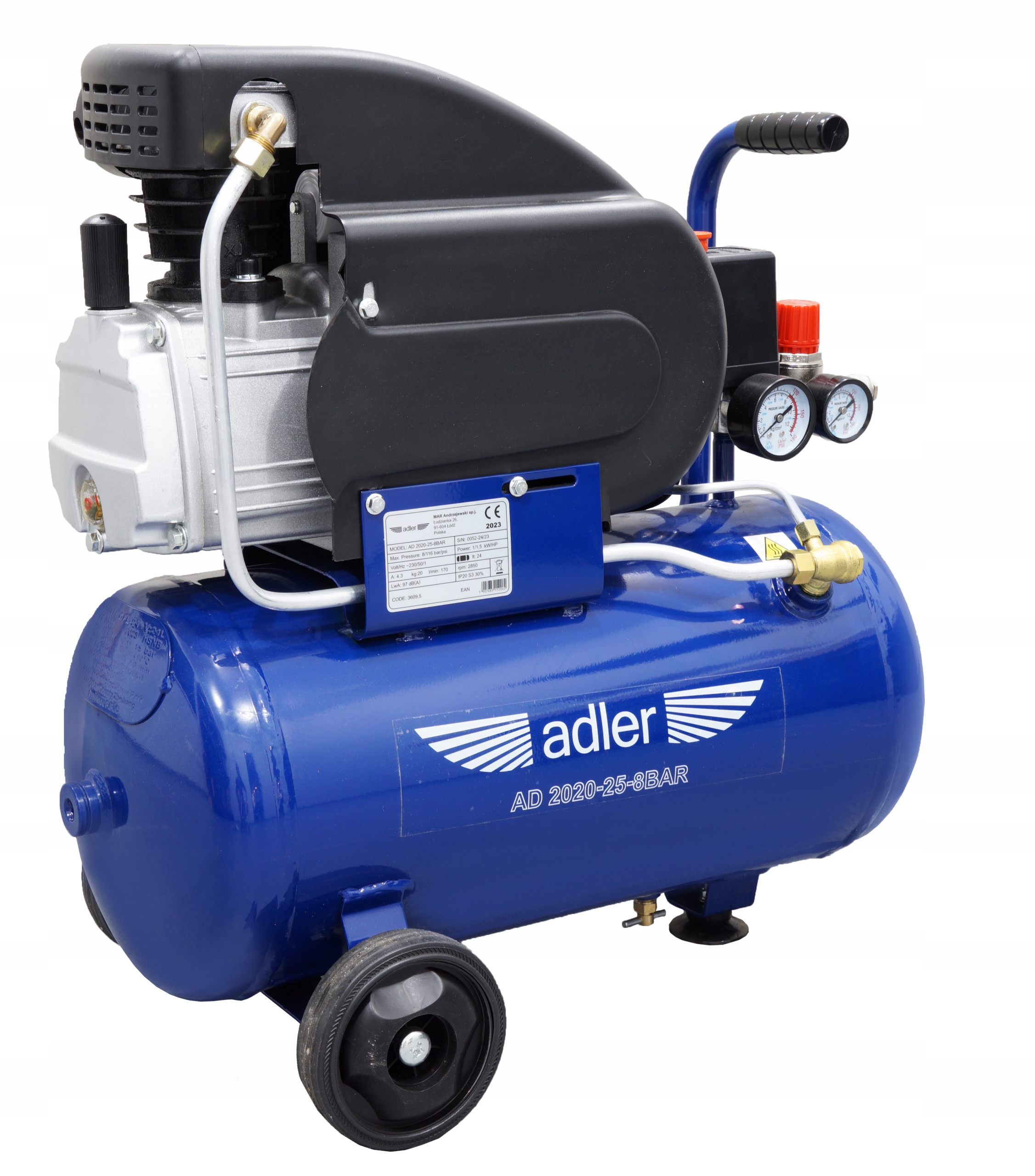 Kompresor AD2020-25 8bar Adler