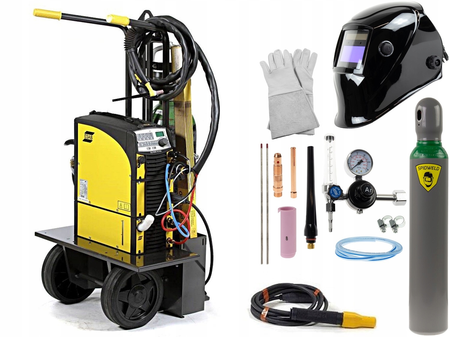 Зварювальний апарат ESAB TIG 220A Caddy AC DC кулер MMA