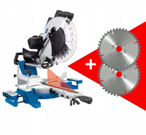 Scheppach HM140L Piła ukośna z posuwem 305 MM z dodatkową tarczą
