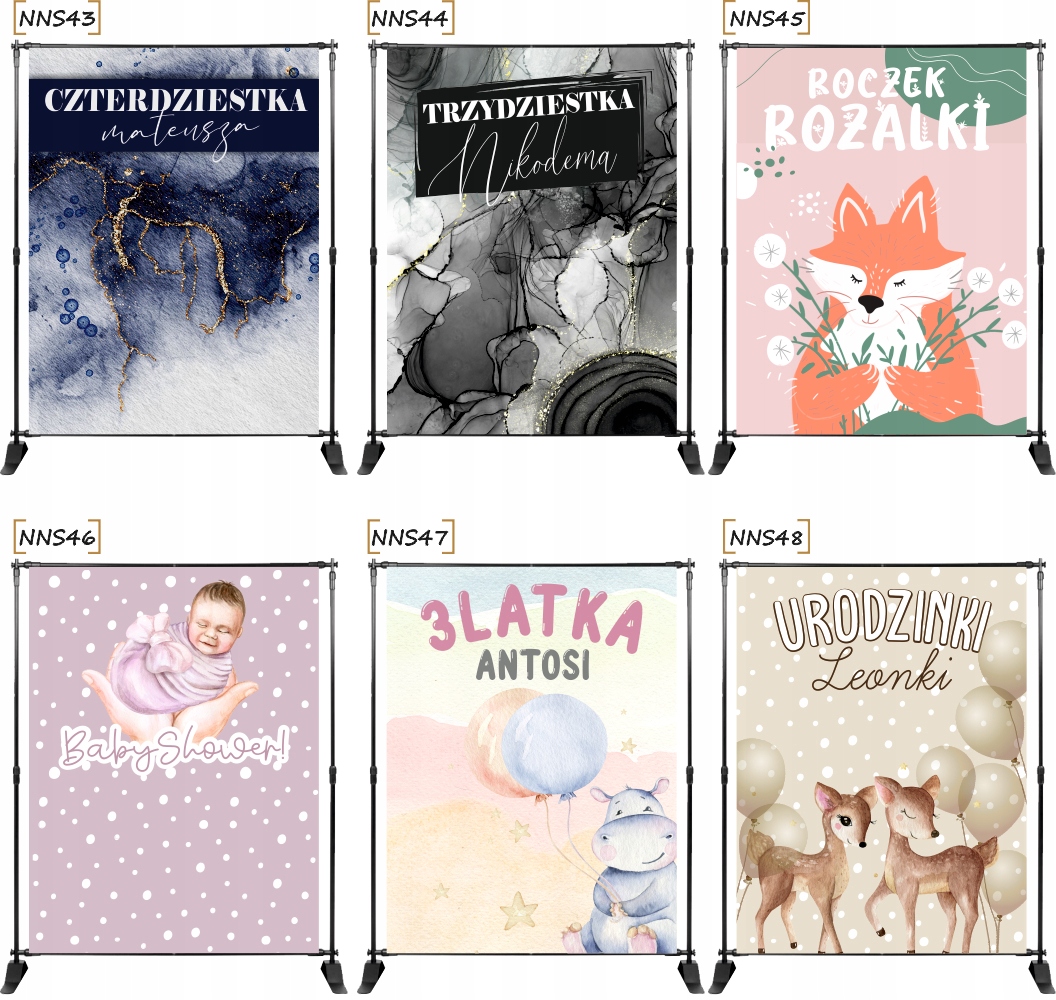 TŁO ścianka FOTO osiemnastkowa PERSONALIZOWANA Producent agmART