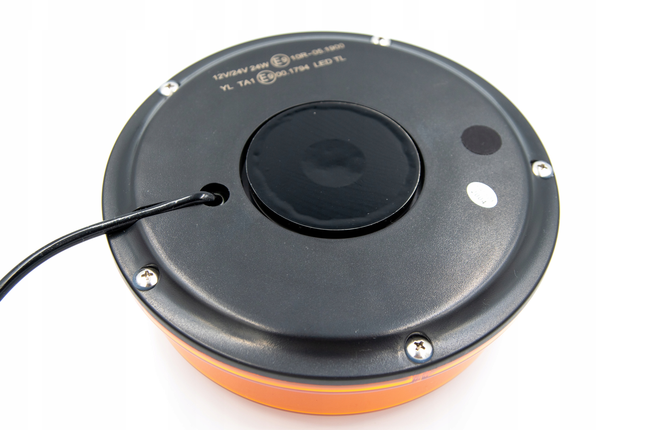 UFO LAMPA OSTRZEGAWCZA LED STROBO KOGUT NA MAGNES Color orange