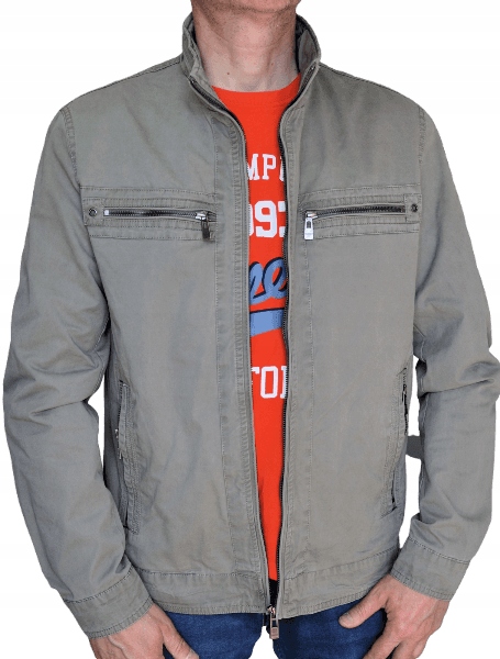 Pánská jarní letní bunda Tenká Bavlna Světlá Issho M