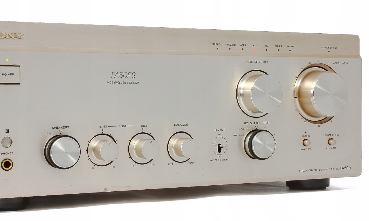 SONY TA-FA50ES FLAGOWY WZMACNIACZ STEREO HI-END Model TA-FA50ES