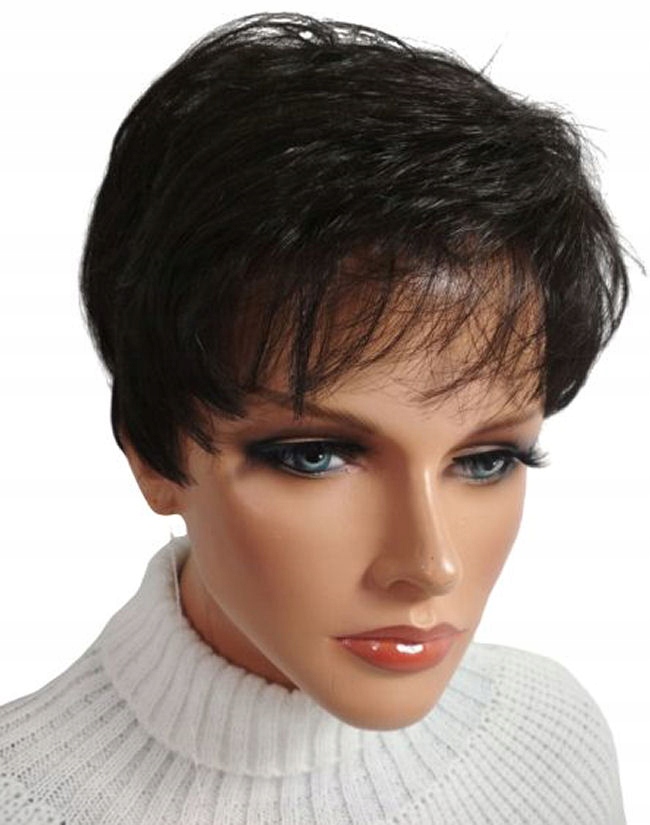 Paruka Lizzy Gisela Mayer, černá, Krakov – obchod s parukami