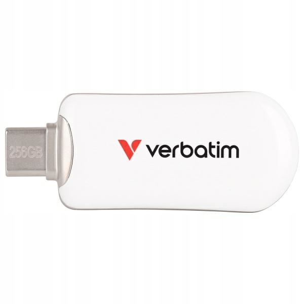 Pendrive Verbatim Plectra 256 Gb Usb 3.2 bílý