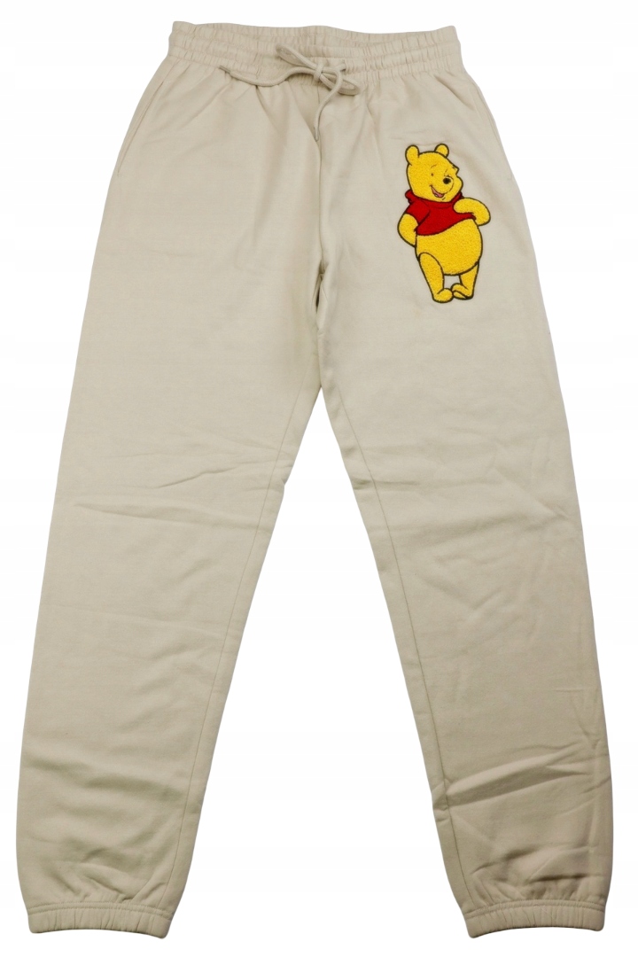 Dámské pro mládež teplákové kalhoty Disney medvídek Pú Výšivka Kapsy M