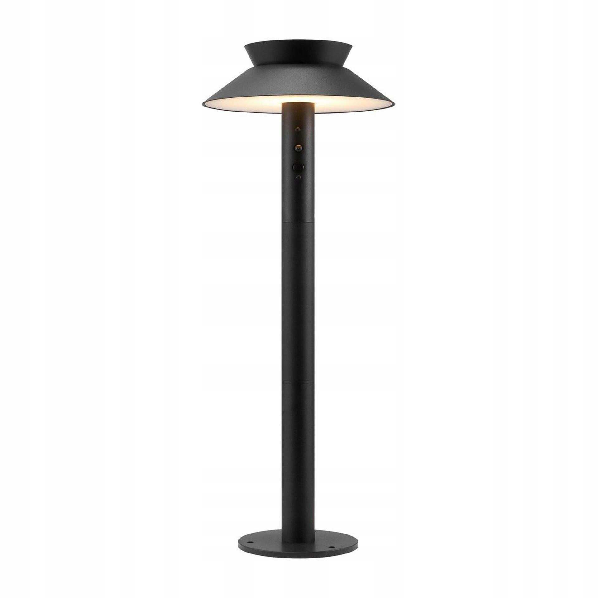 Nordlux Justina Solar vonkajší solárny stĺpik, pohybový senzor, čierna 60 c