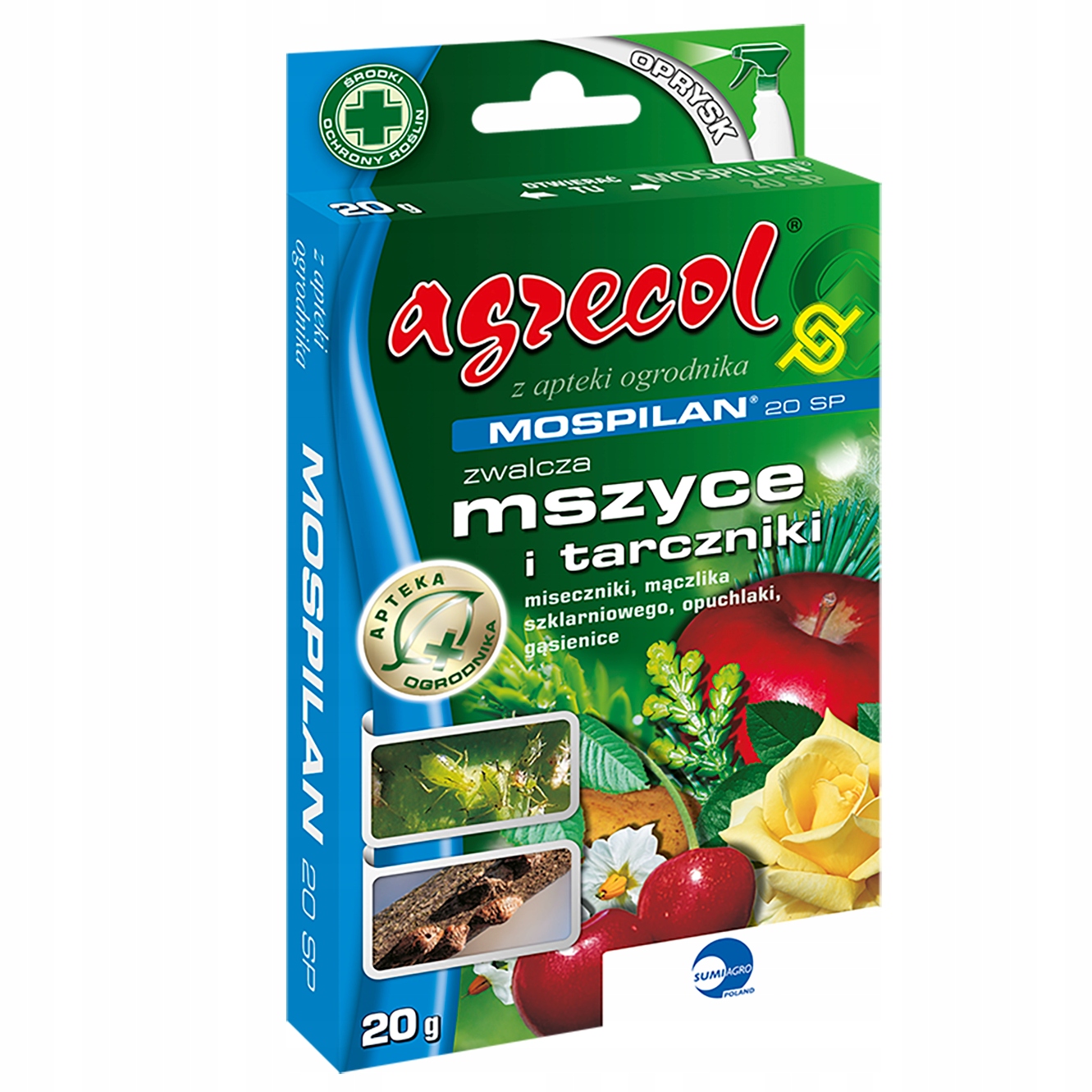 

Mospilan na Mszyce Ćmę Bukszpanową Owocówki 20g