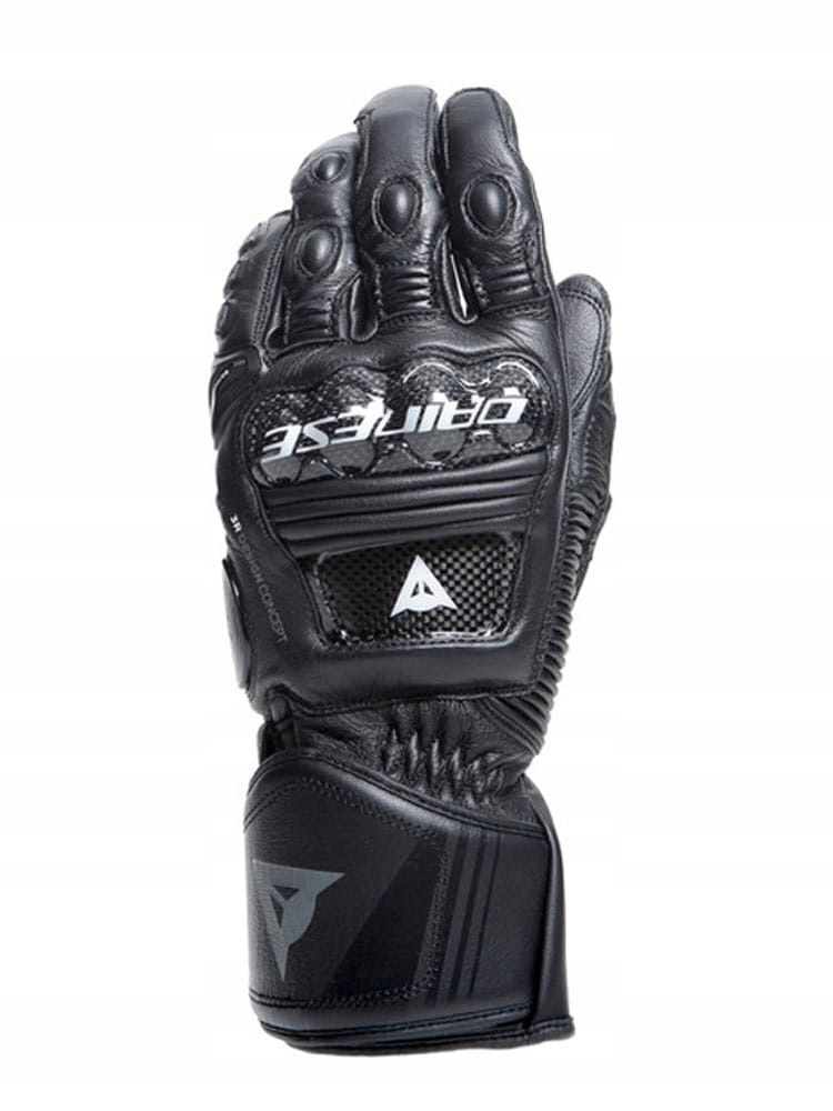 Dainese Druid 4 Long Black Grey Pánske Športové Motocyklové Rukavice