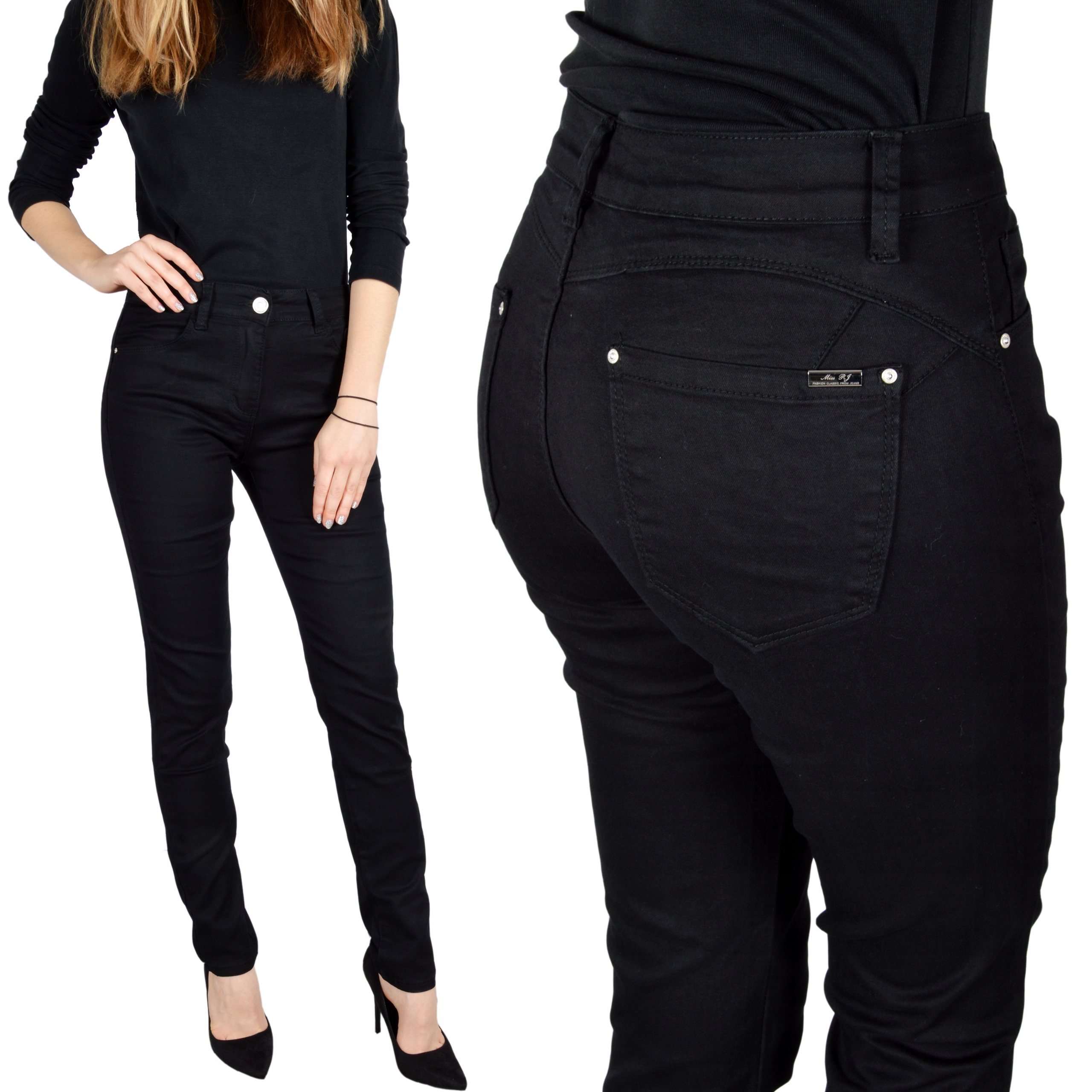 

Spodnie Damskie Jeansy Jeansowe Push-up Modelujące