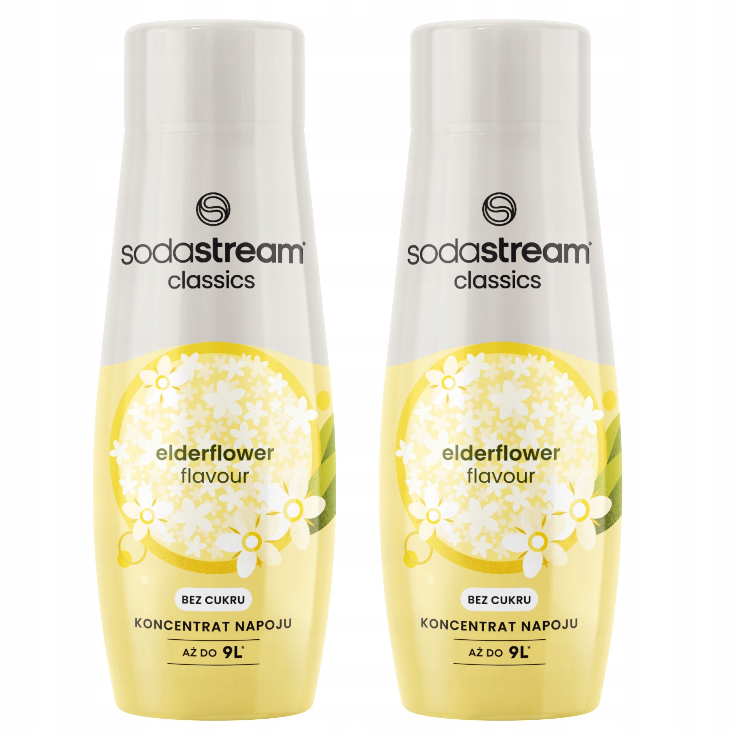 Syropy do saturatora SODASTREAM 2x Elderflower smak kwiatu bzu