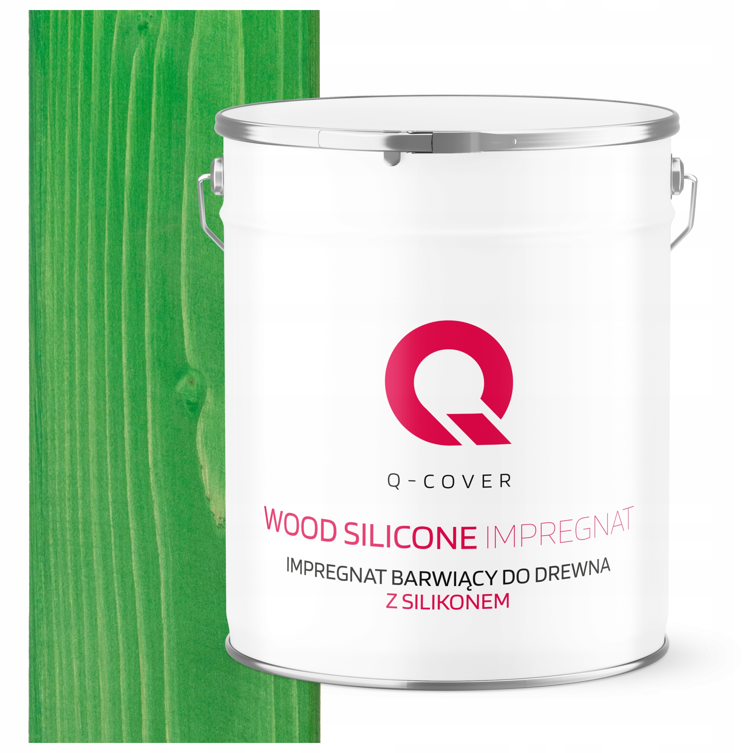 Impregnace Na Dřevo Extra Barva Se Silikonem Chránící Barvy Zeleň Mátová 5L