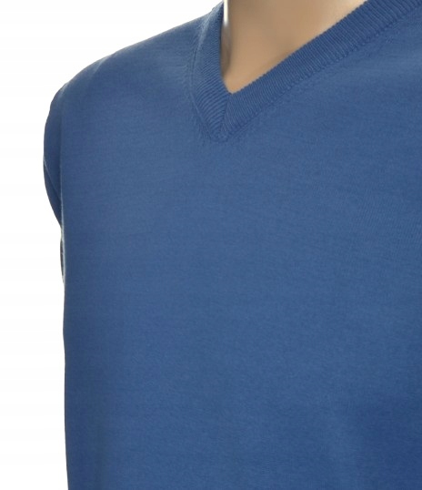 Pánský svetr do V s kašmírem a merino vlnou, kašmírový 2XL XXL 204