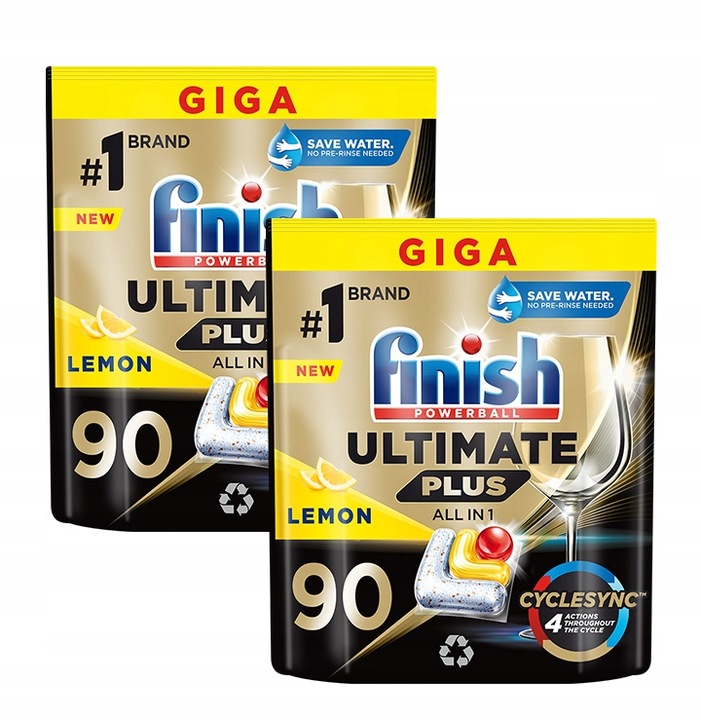 Levně Finish Ultimate Plus Kapsle Do Myčky 180 ks