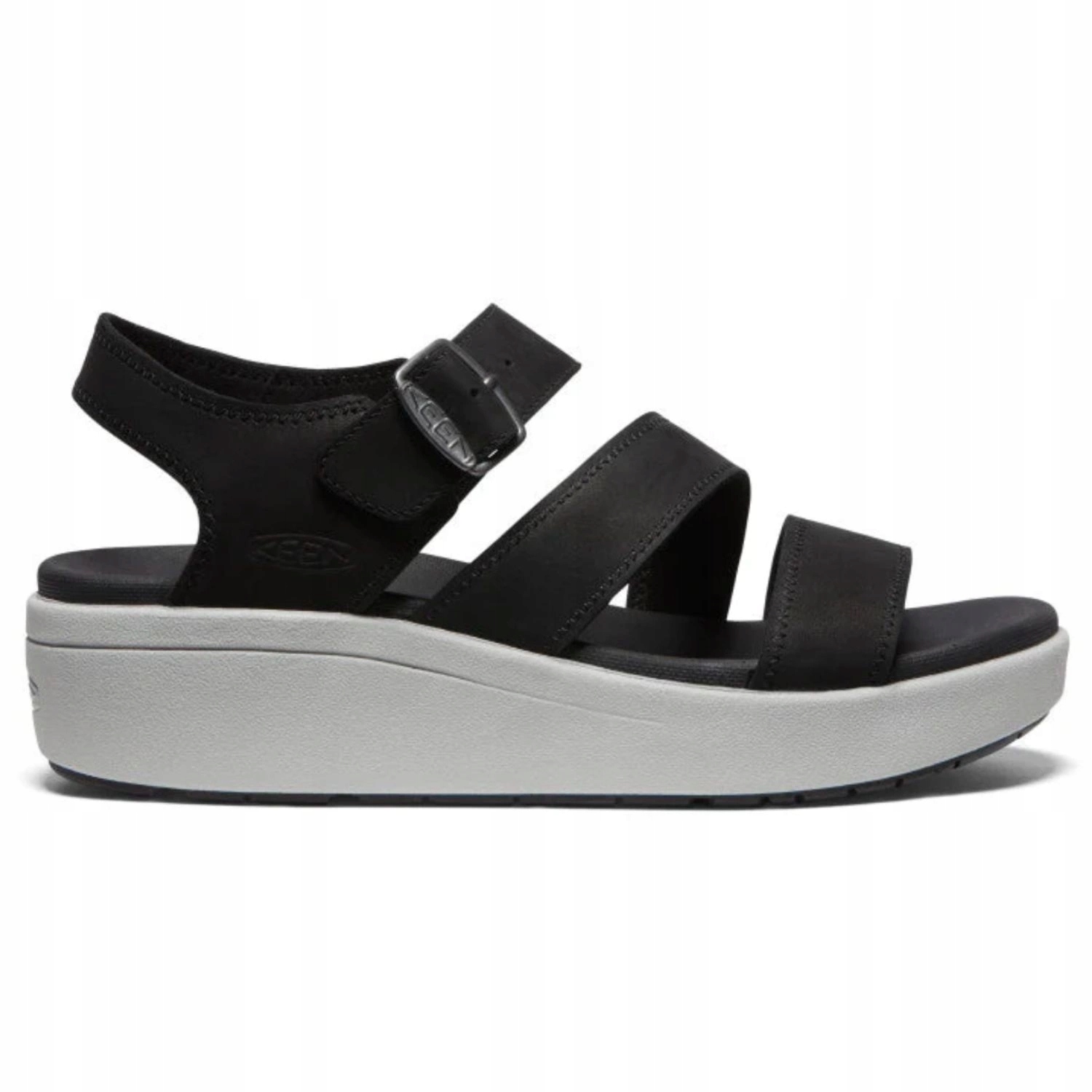 Dámské kožené sandály Keen Ellecity černé, lehké, s přezkou, velikost vel.