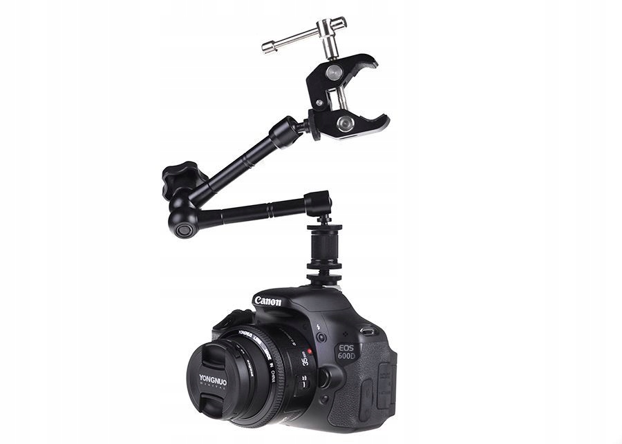 RAMIĘ PRZEGUBOWE 11'' 29CM MAGIC ARM UCHWYT CRAB Kolor czarny