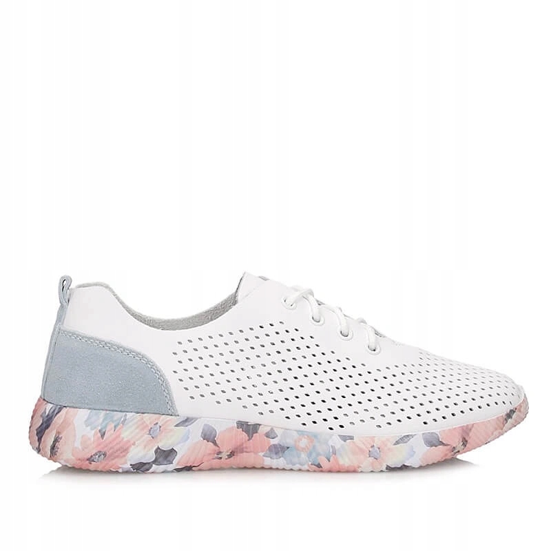 Dámské polobotky Artiker 58C0586 bílé kožené, šněrovací