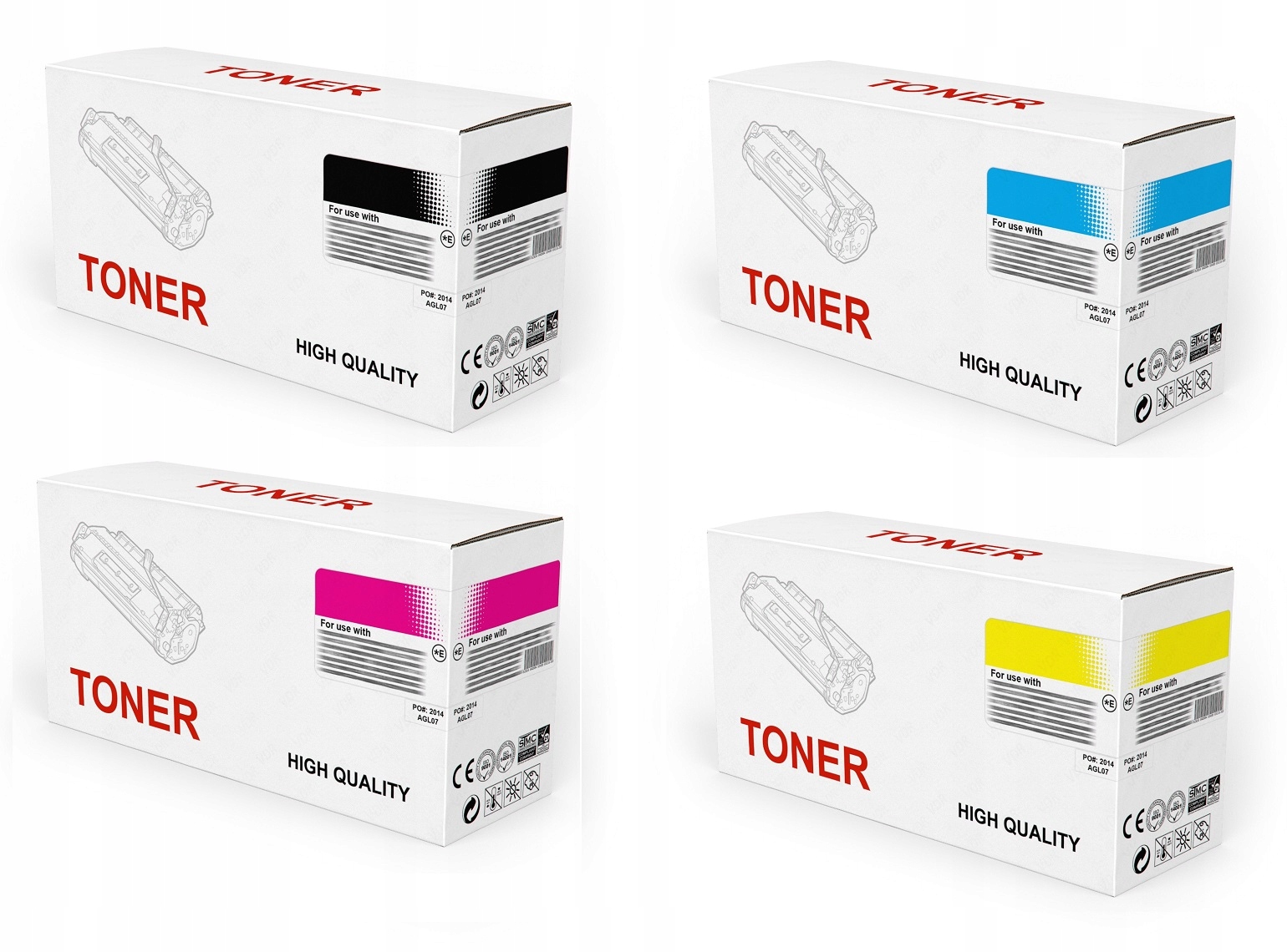 

4x toner do Oki C332dn MC363dn C332 MC363