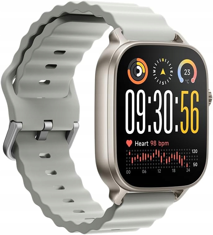 Chytré Hodinky Realme Watch 5 Nfc Amoled stříbrné Titanium Silver