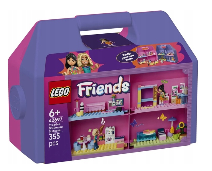 Lego 42697 Friends Kreativní Kufřík S Domečkem Pro Panenky
