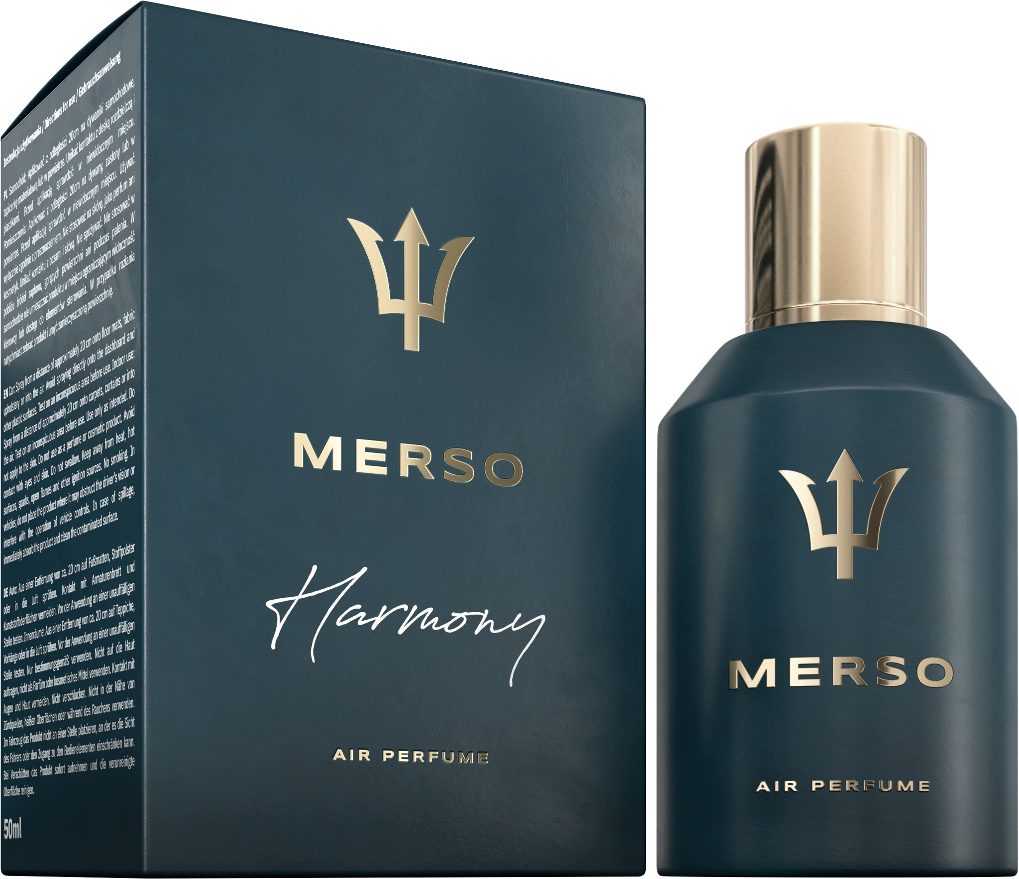 Zapach do samochodu Merso Harmony 50ml perfumy do auta i domu nuta damska