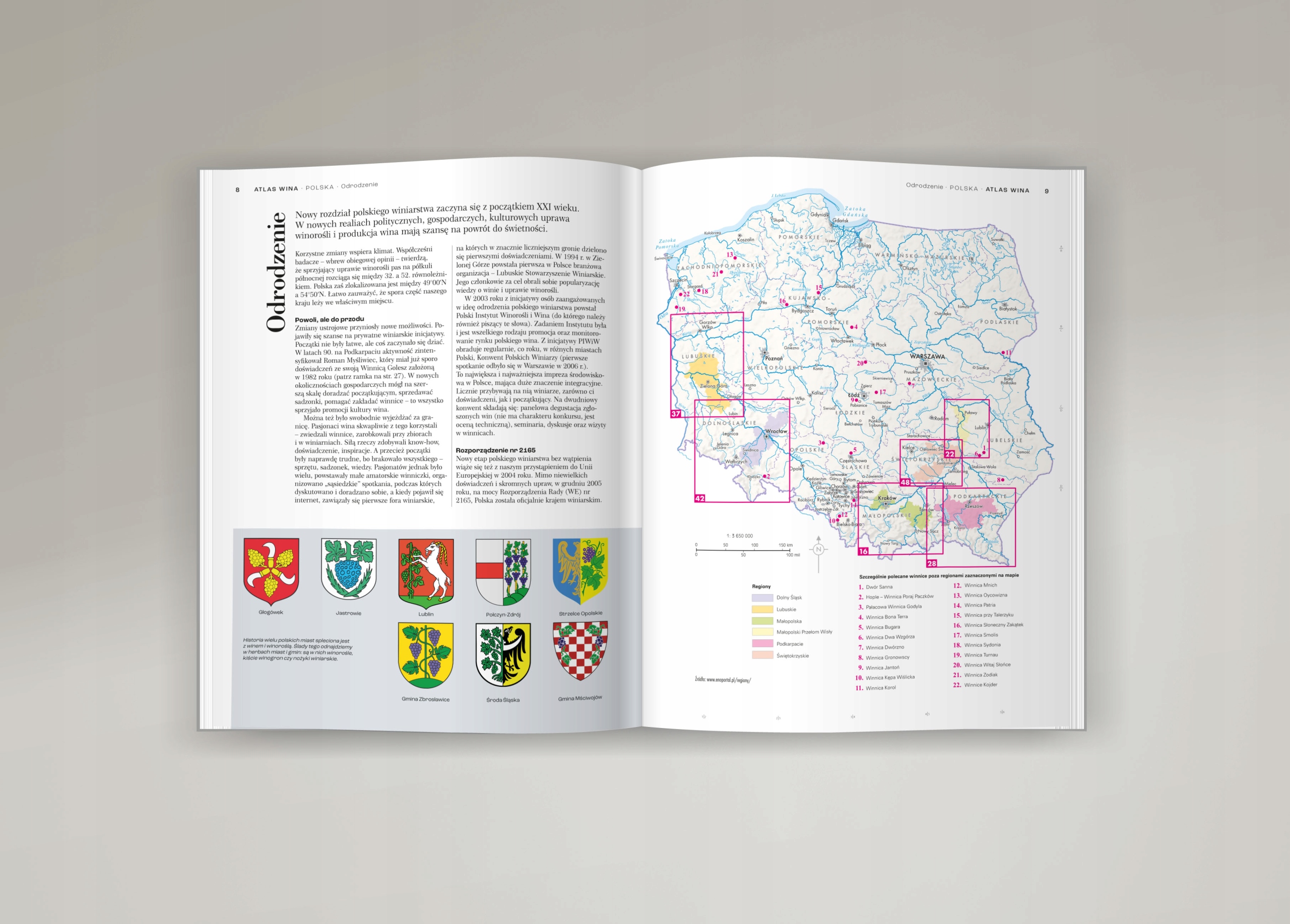 Atlas Wina. Polska Mariusz Kapczyński Wydawnictwo Explanator After Hours