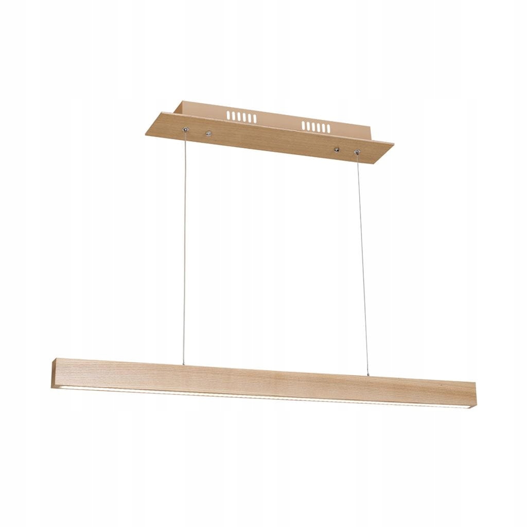 Závesná lampa Led luster s lištou, hnedá, Milagro