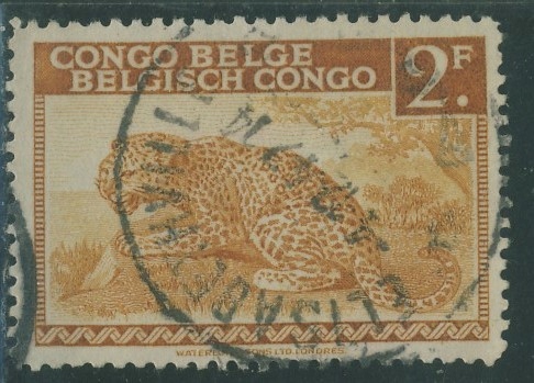 Congo Belge 2 fr. - Lampart / 1