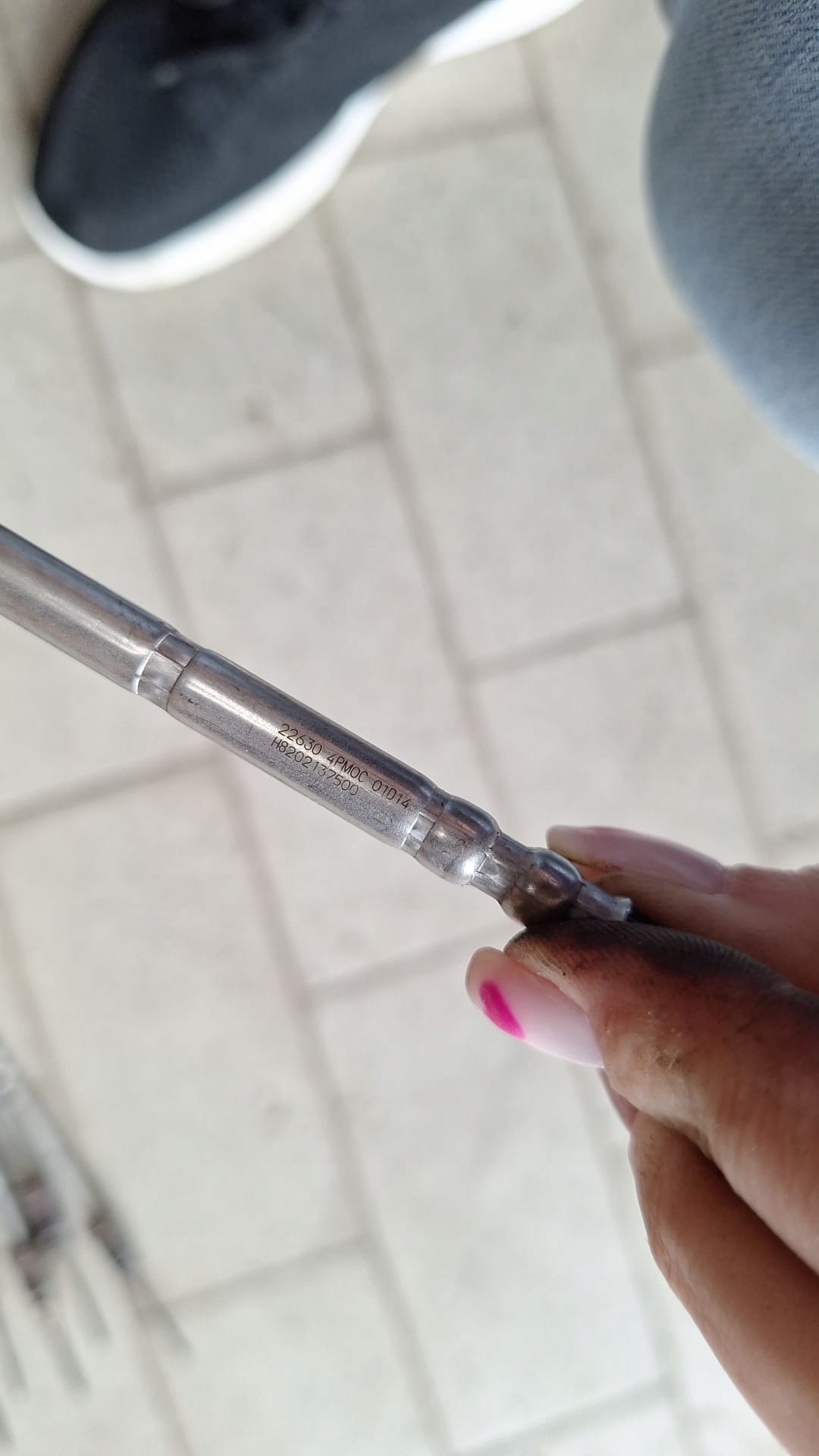Sensor TEMPERATURY Gase RENAULT 226304PM0C wie neu PRZEBIEG 30 KM
