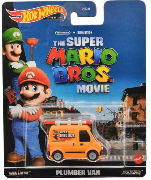 

Hot Wheels Premium Car Mario Movie Plumber