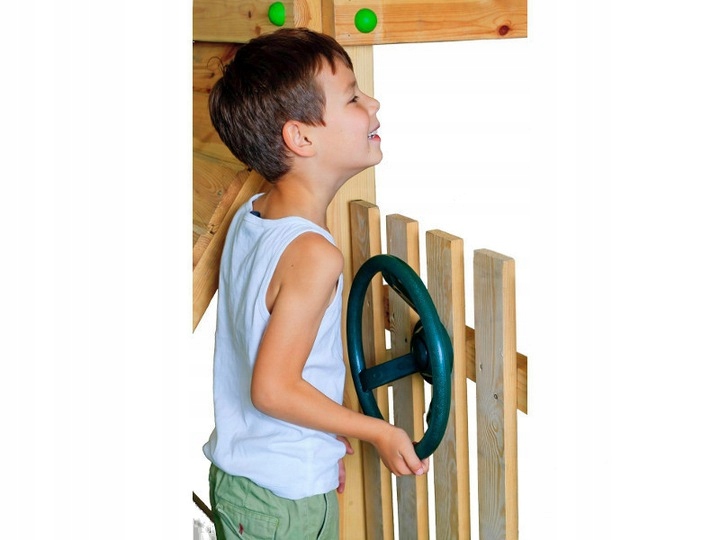 SUN - KIEROWNICA RUCHOMA PLAC ZABAW limonka Marka MK-PLAST