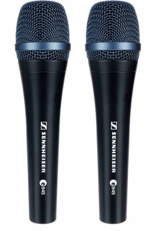 Mikrofon dynamiczny wokalowy Sennheiser E945 Dwupak 2 sztuki