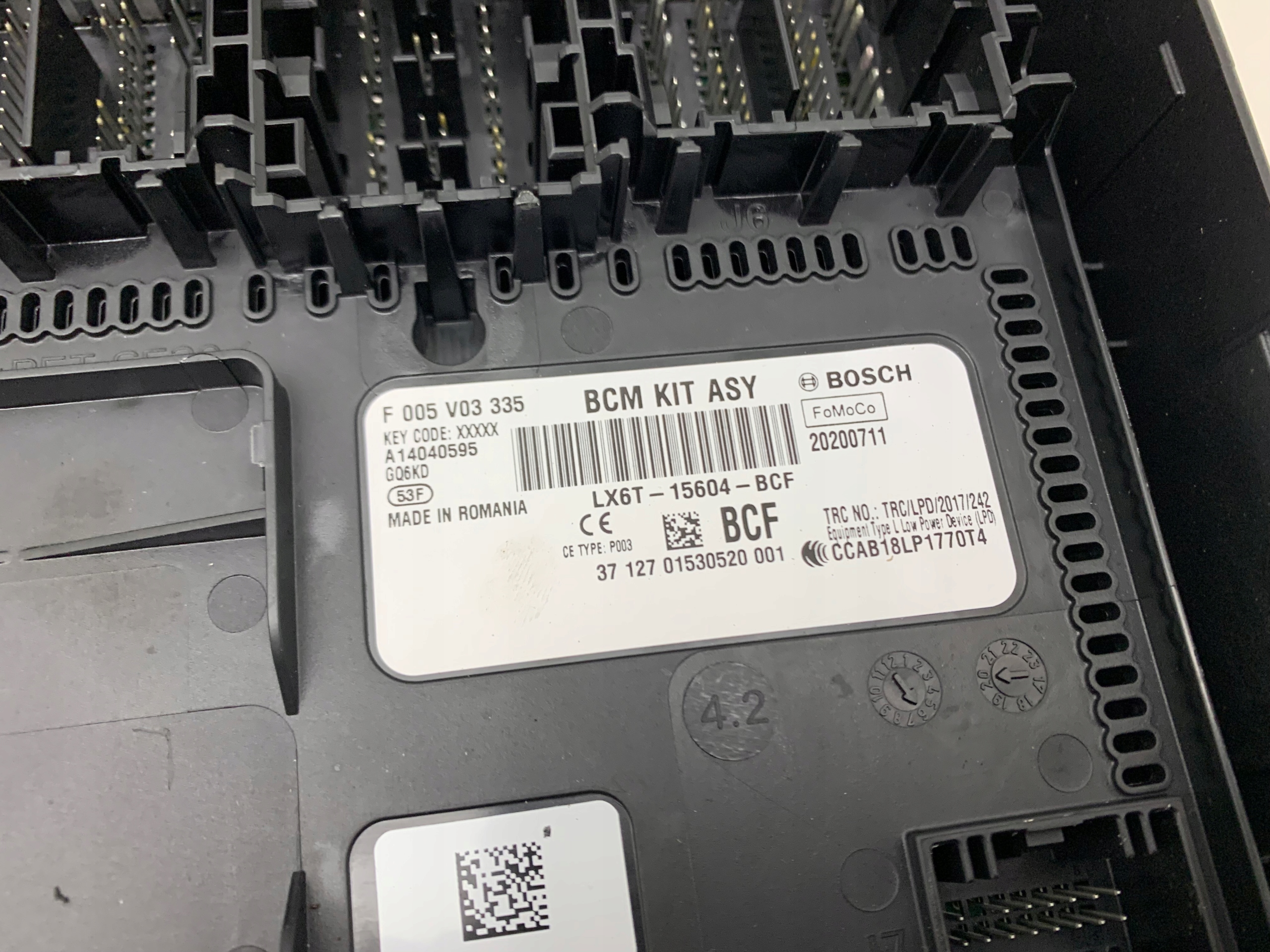 FORD KUGA III MK3 MODUŁ STEROWNIK BCM BCI 2.5 PHEV Numer katalogowy części LX6T-15604-BCF