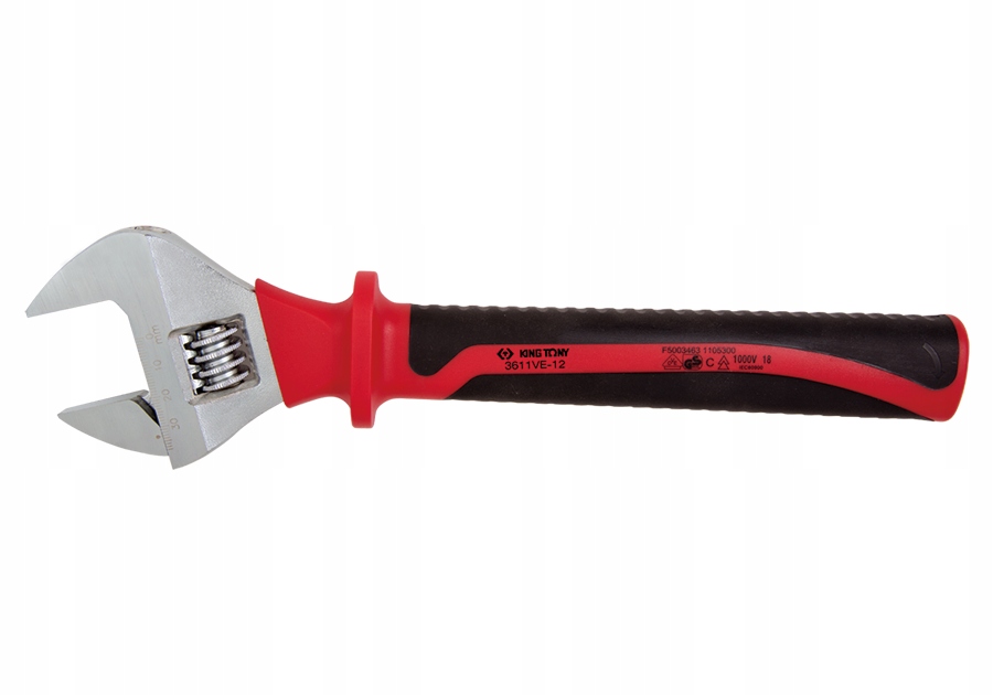 Nastavovací Kľúč Izolovaný Švéd 32 mm x 260 mm Vde 1000 V King Tony 3611VE-10